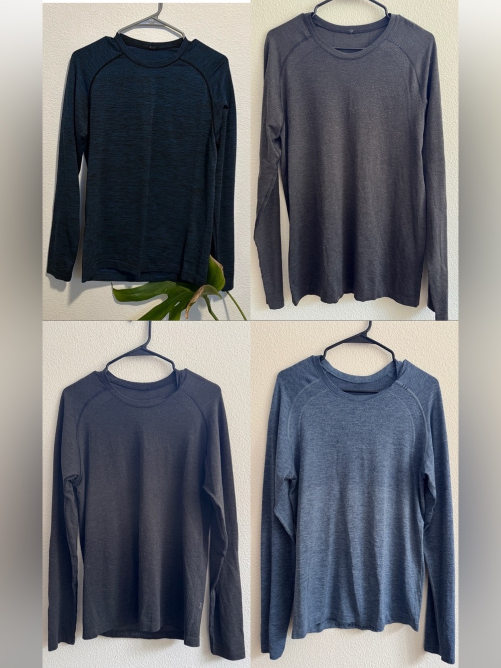Lululemon men’s metal vent long sleeve shirts *4 bundle*